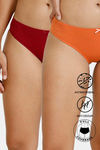 Zivame Anti-Microbial Low Rise Full Coverage Bikini Panty (Pack of 2) - Multicolor — thumbnail 1